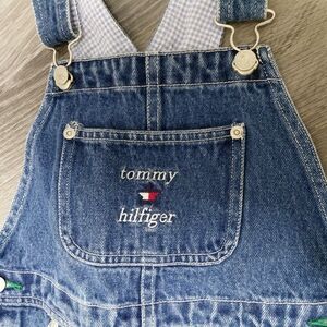 Tommy Hilfiger Girls Blue Wide Leg Blue Overalls